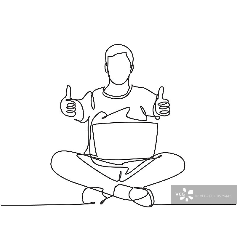 大学校园教育单线设计概念图片素材