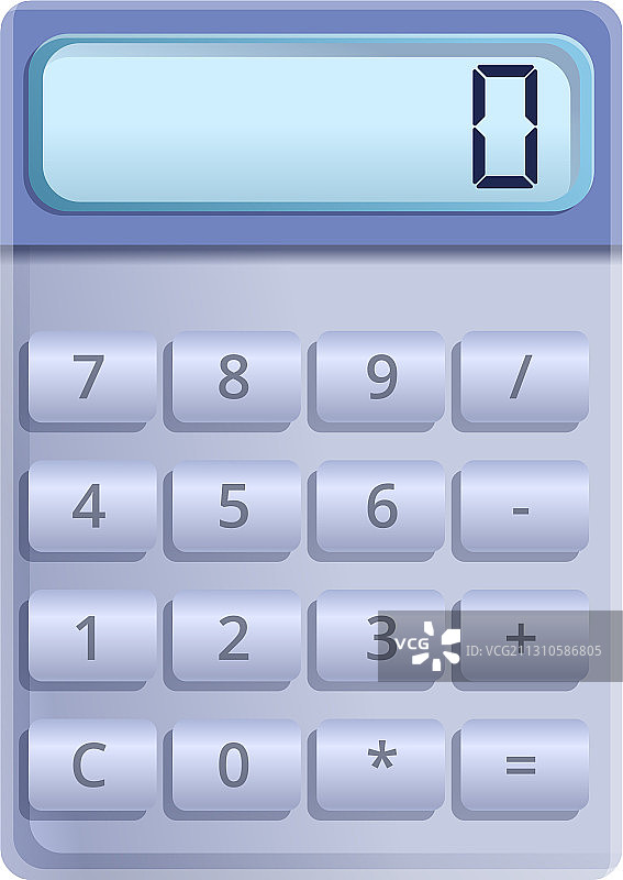 卡通风格计算器图标按钮图片素材