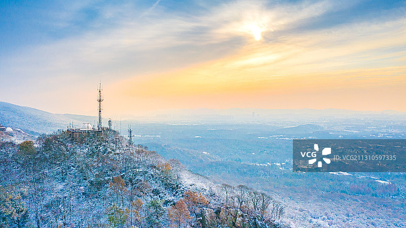 2020 南京初雪图片素材