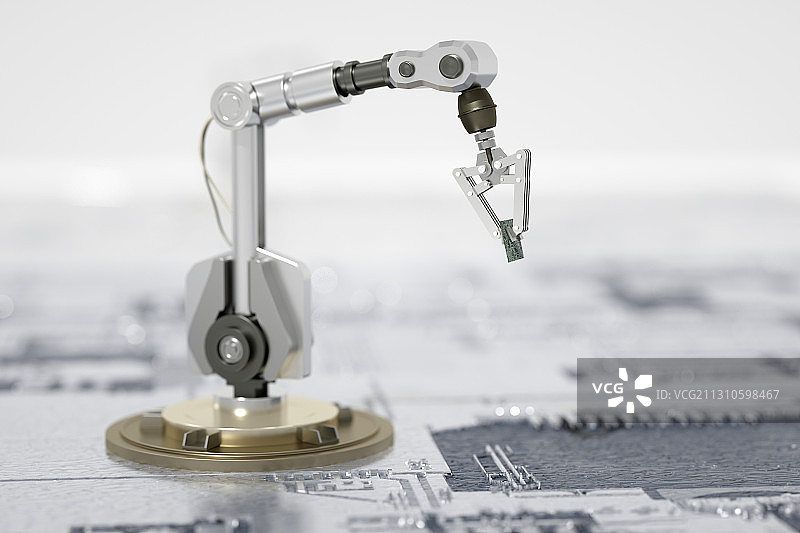 3D机械臂图片素材