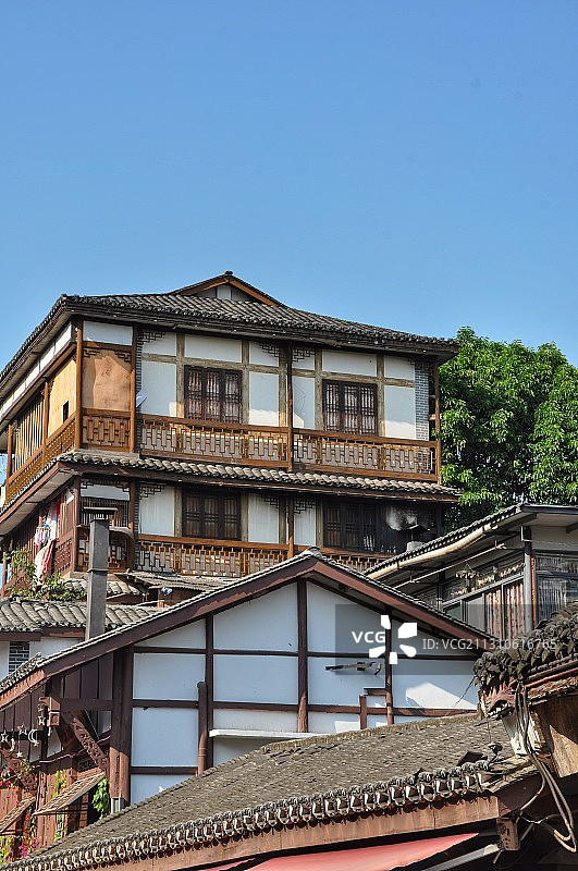 重庆沙坪坝磁器口古镇 老重庆的缩影图片素材