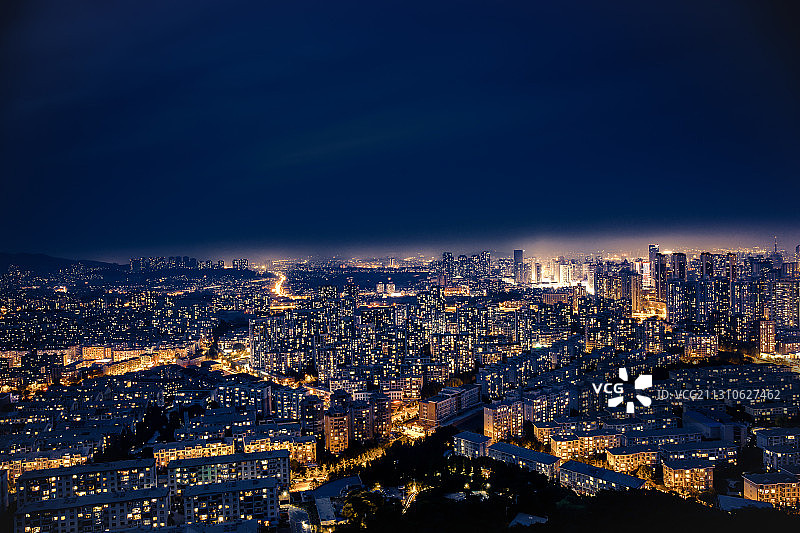 城市之夜 万家灯火图片素材