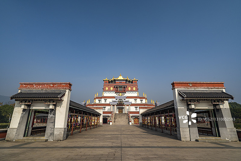 灵山大佛 五印坛城 梵宫 转经长廊图片素材