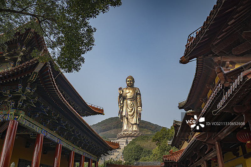 灵山大佛 五印坛城 梵宫 转经长廊图片素材