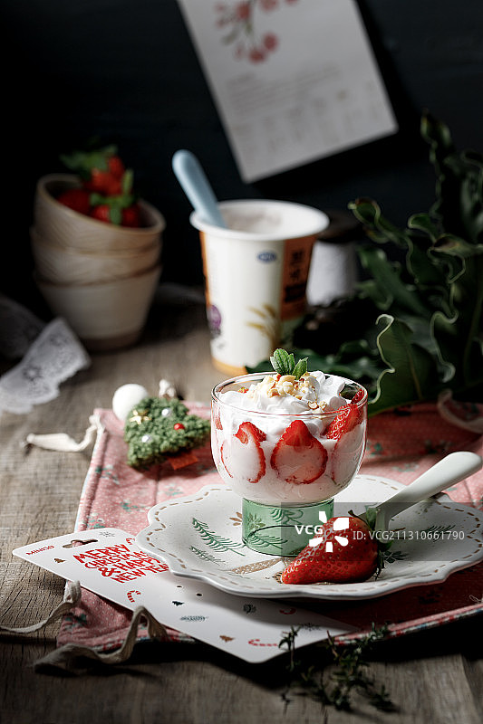 圣诞甜品图片素材