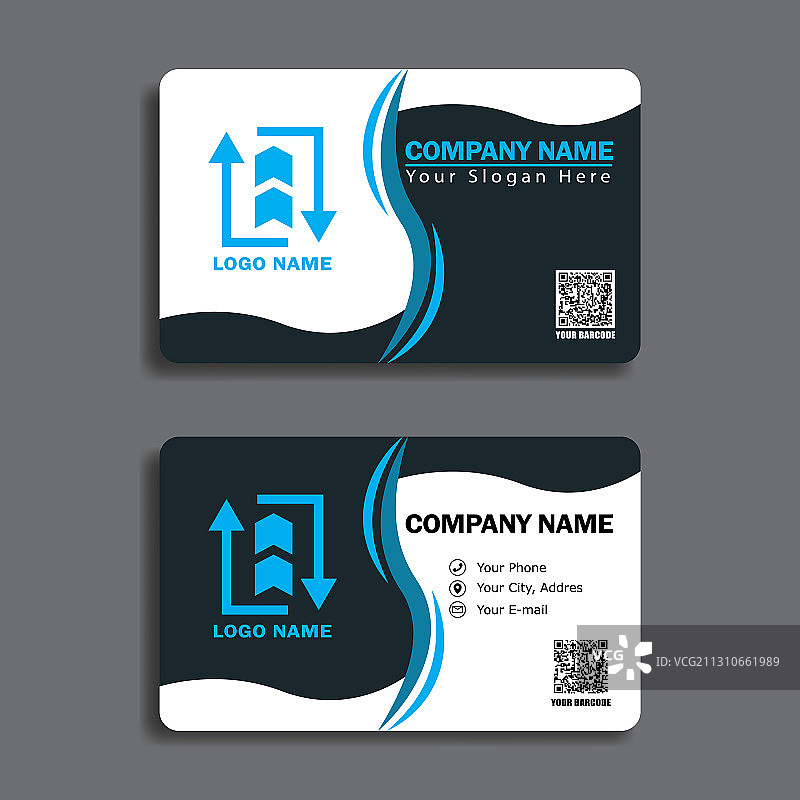 优雅商务名片尺寸3254英寸x2165英寸图片素材