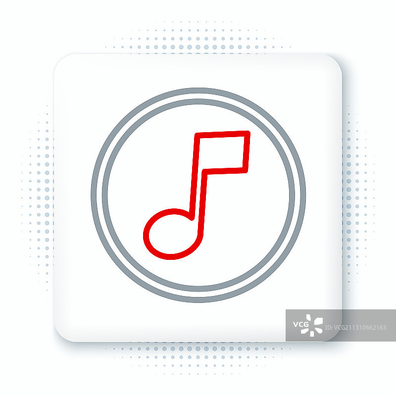 音乐符号音调线条图标图片素材