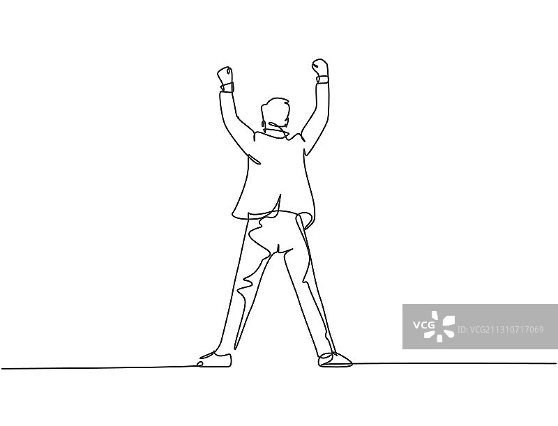 商业交易概念单线图图片素材