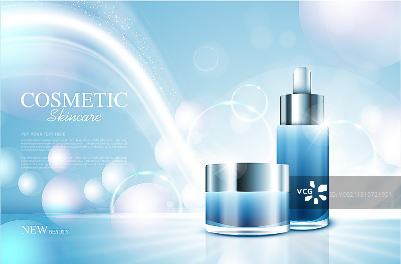 化妆品海报瓶包装设计图片素材