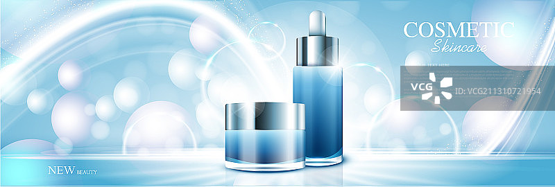 化妆品海报瓶包装设计图片素材