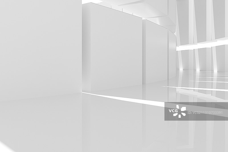 3D现代抽象空间背景图片素材