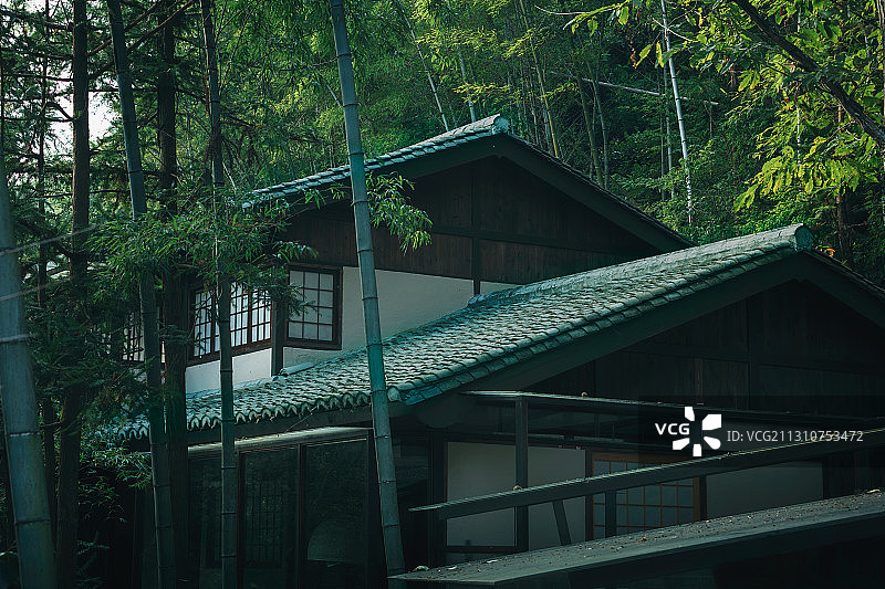 日式庭院图片素材