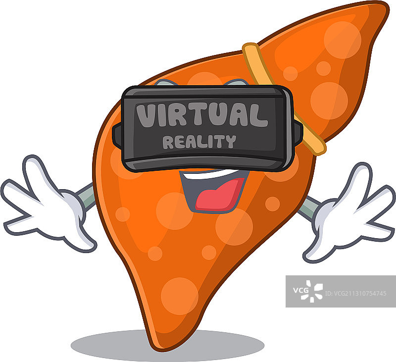 卡通风格人体肝脏图片素材