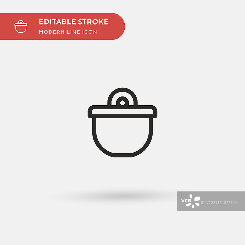 坩埚简易图标符号图片素材