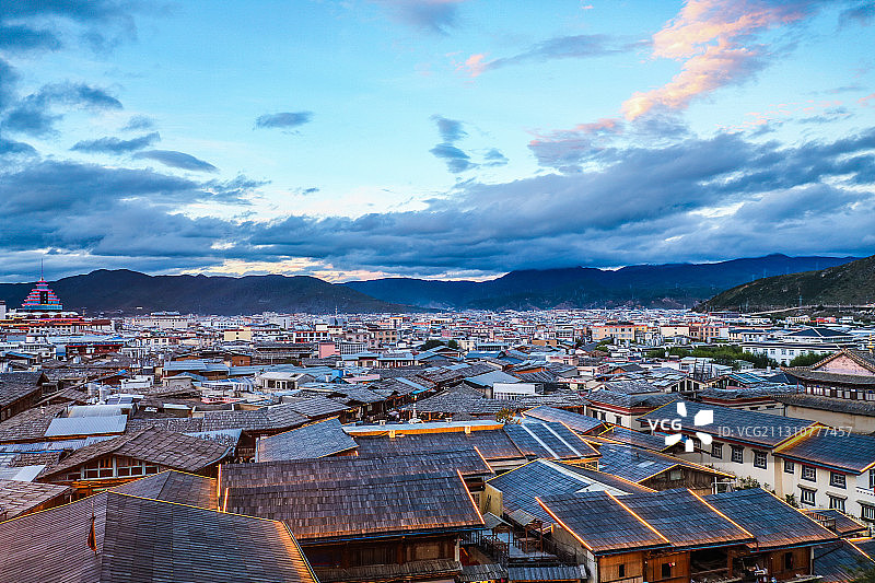 香格里拉独克宗古城图片素材