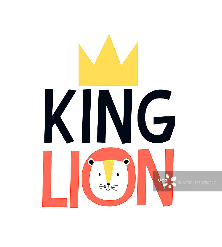 可爱狮子T恤设计图片素材