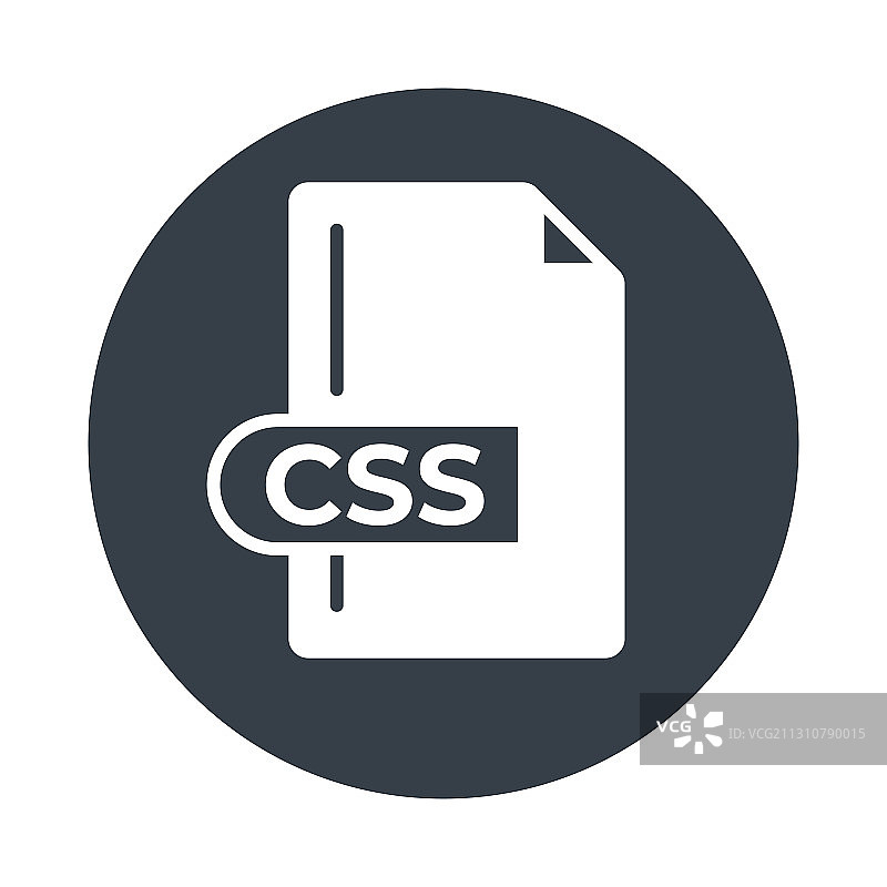 CSS文件格式图标CSS扩展填充图标图片素材