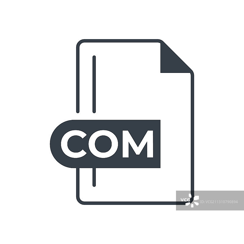 COM文件格式图标图片素材