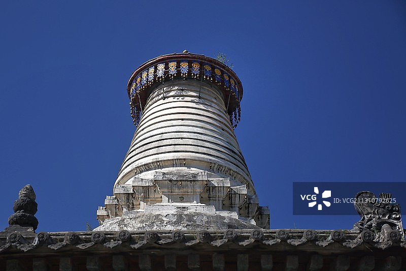 佛教圣地五台山-塔院寺图片素材