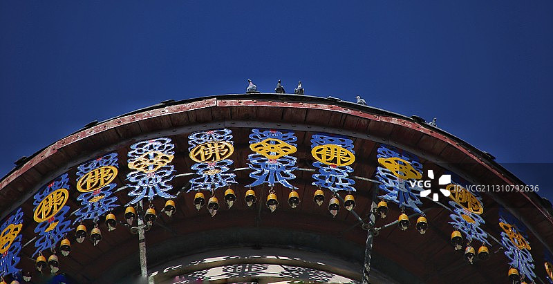 佛教圣地五台山-塔院寺图片素材