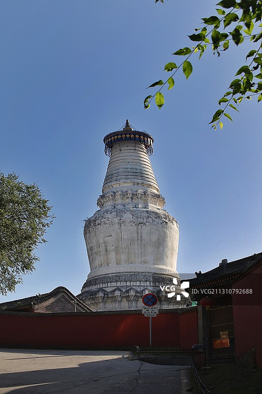 佛教圣地五台山-塔院寺图片素材