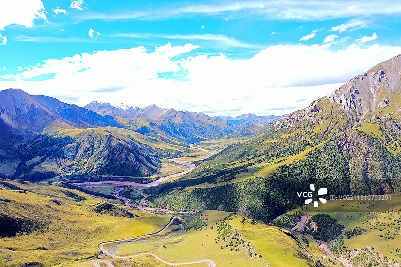 澜沧江源头扎曲图片素材