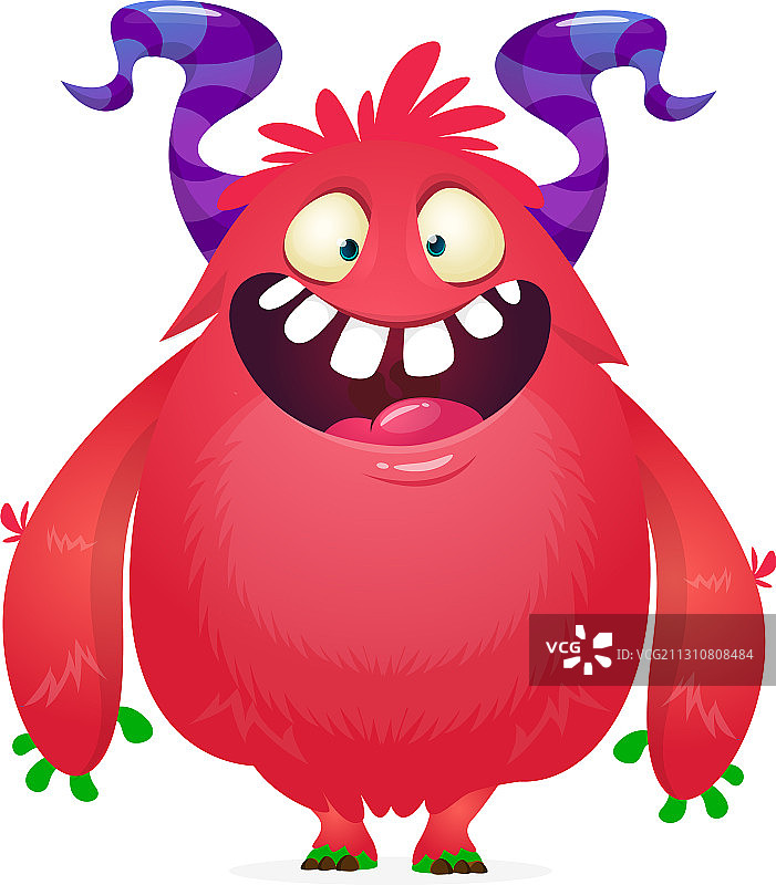 趣味卡通怪物图片素材