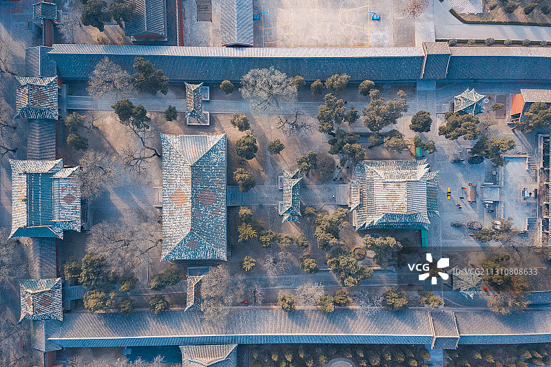 山西省运城市解州古镇关帝庙景区图片素材