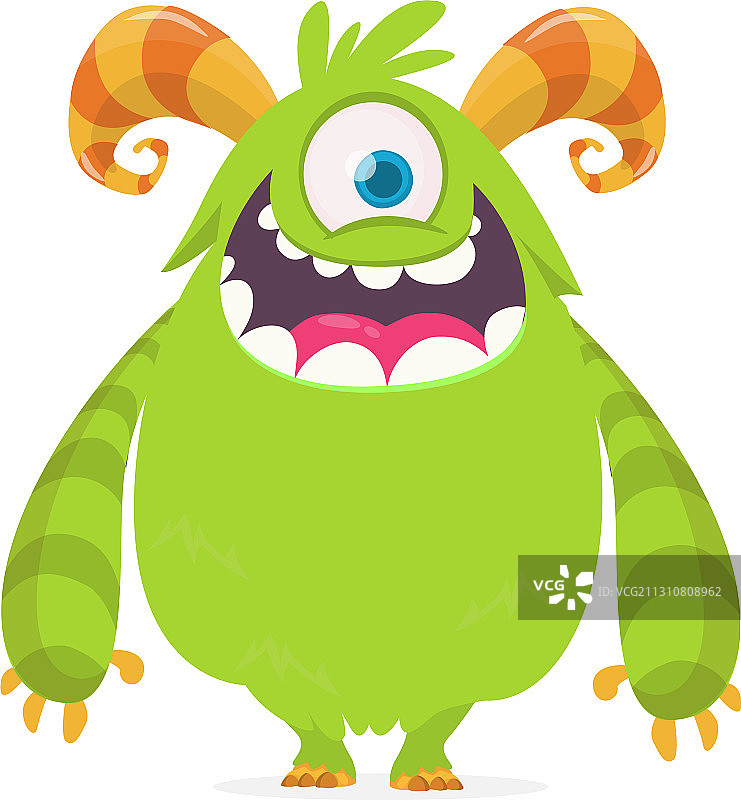 趣味卡通怪物图片素材