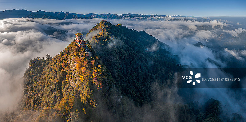 南五台云海图片素材