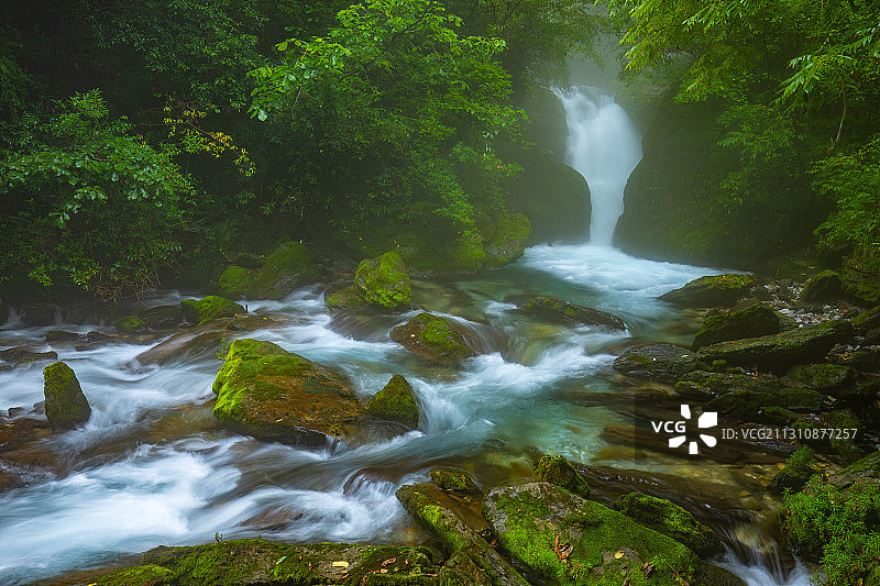 神农架香溪源溪流风光图片素材
