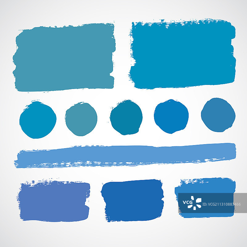 蓝色冬季复古风格banner图片素材