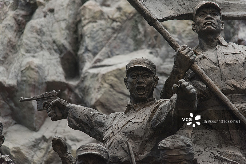 江苏省镇江市句容市茅山新四军纪念馆图片素材