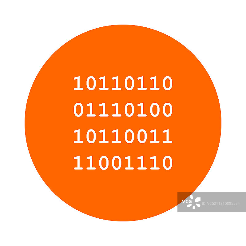 二进制代码和圆图片素材