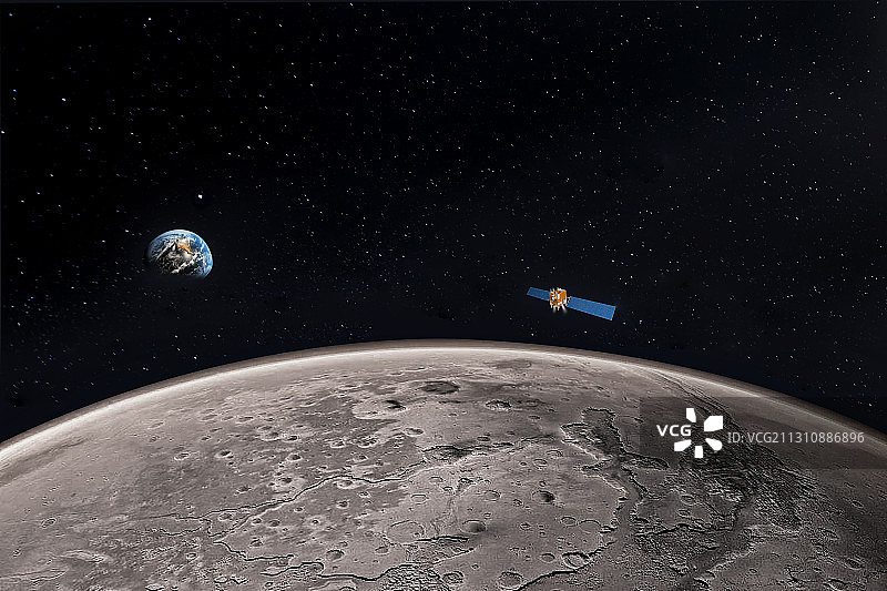 嫦娥5号登月图片素材