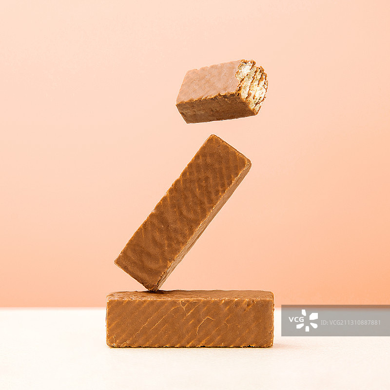 巧克力威化饼图片素材