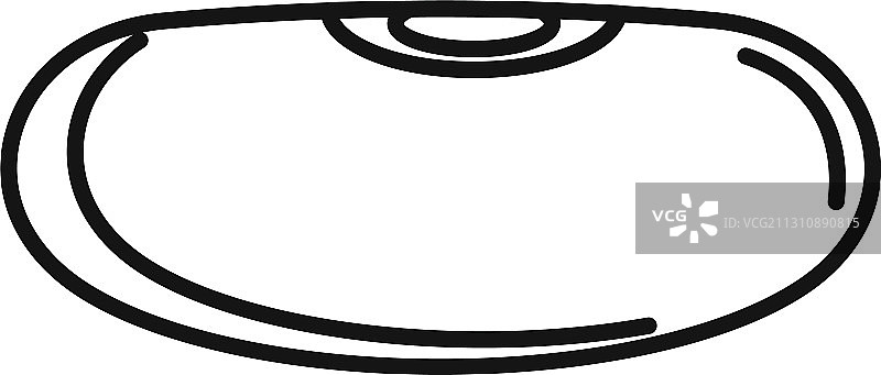 菜豆美食图标轮廓样式图片素材