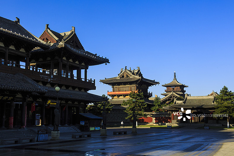 山西省大同市——古城风貌图片素材