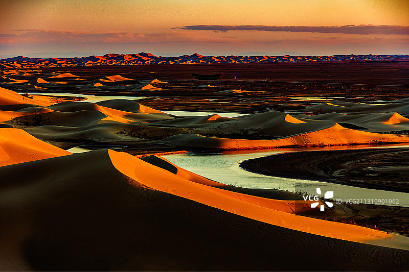 沙漠水图片素材