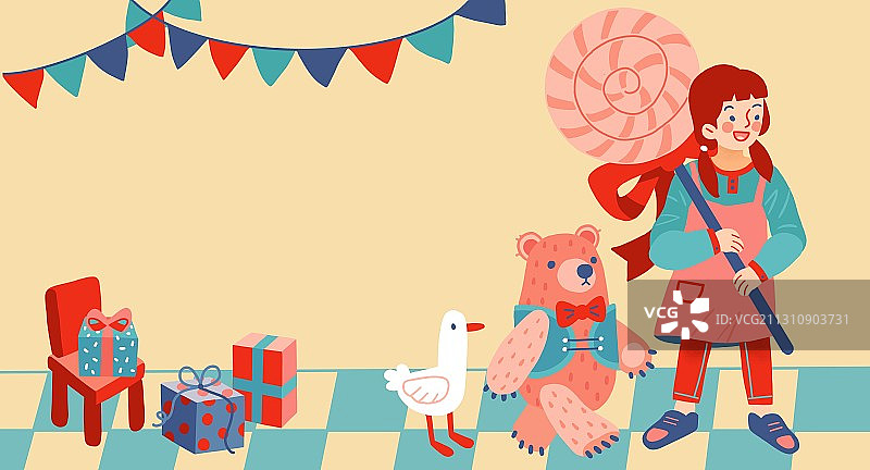 儿童节横版图片素材