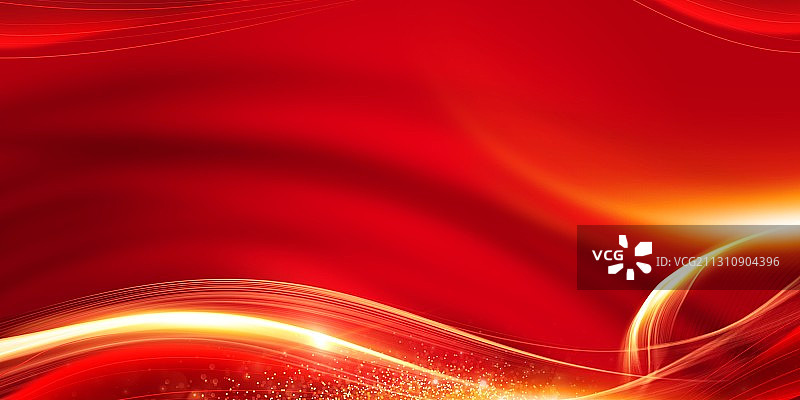 红色大气年会会议背景图片素材