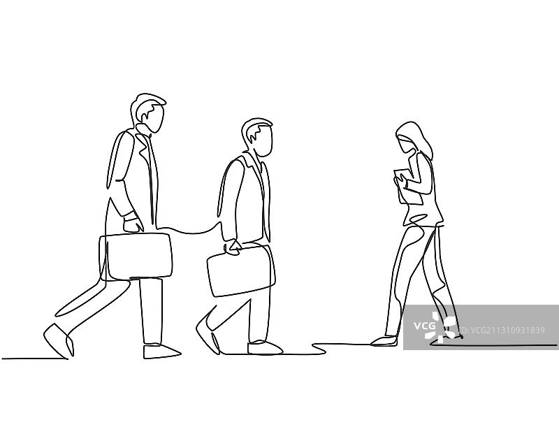 城市通勤工人概念图片素材