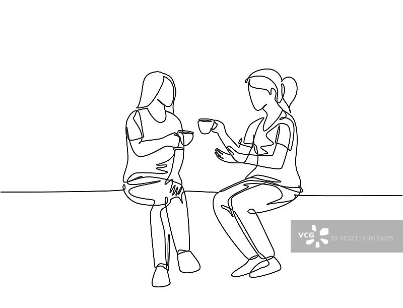 工作中的闲聊概念图片素材