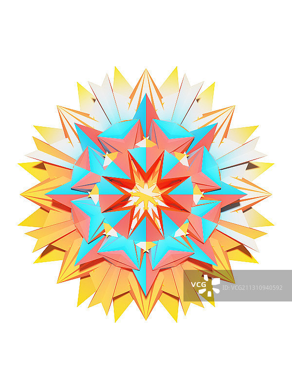 抽象几何图形 彩色 整体图片素材