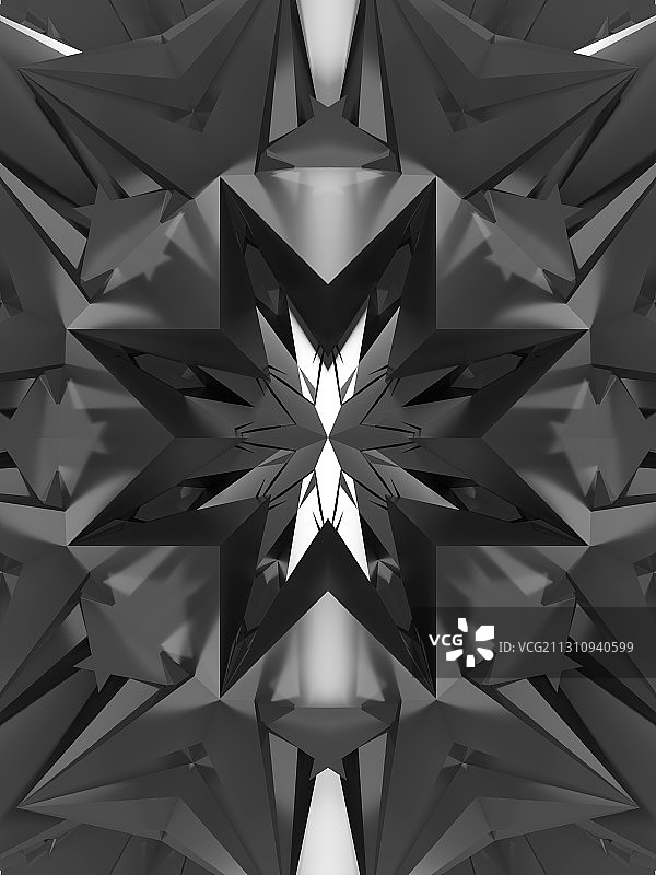 抽象几何图形 黑色金属图片素材