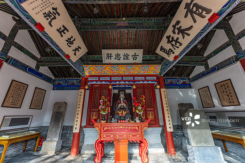 北京文天祥祠（文丞相祠）内景图片素材