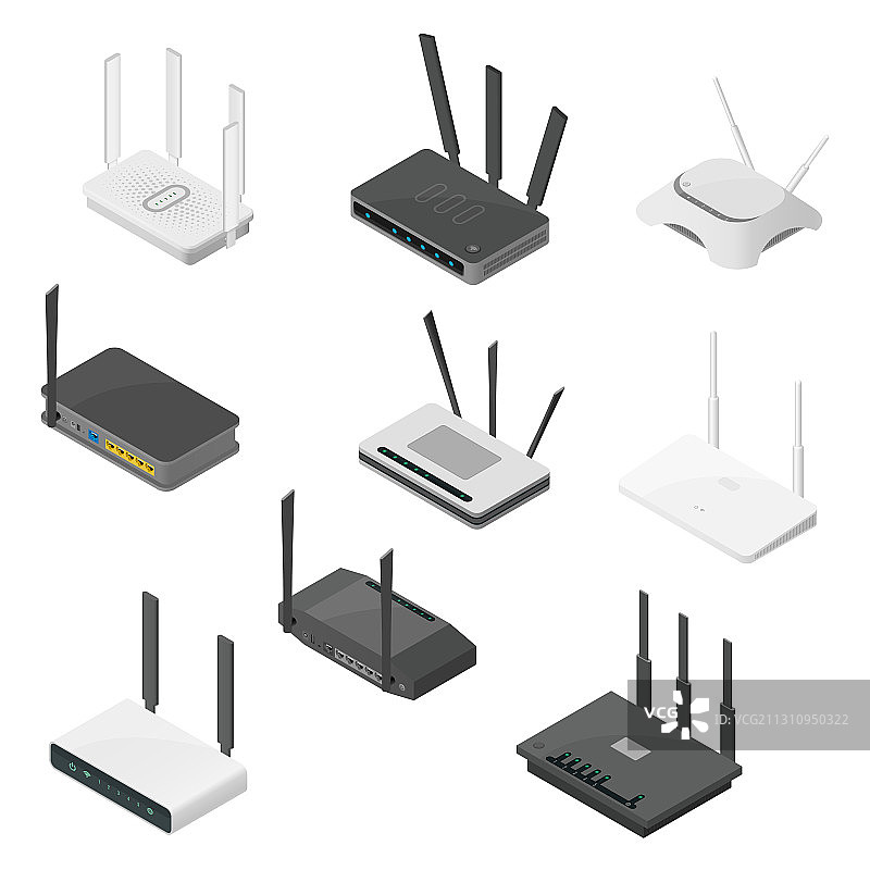 2.5D路由器图片素材