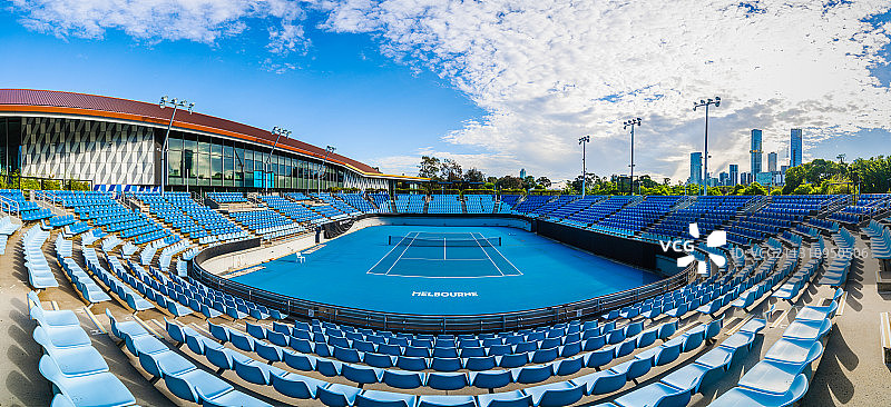 澳大利亚网球公开赛墨尔本网球场全景图图片素材