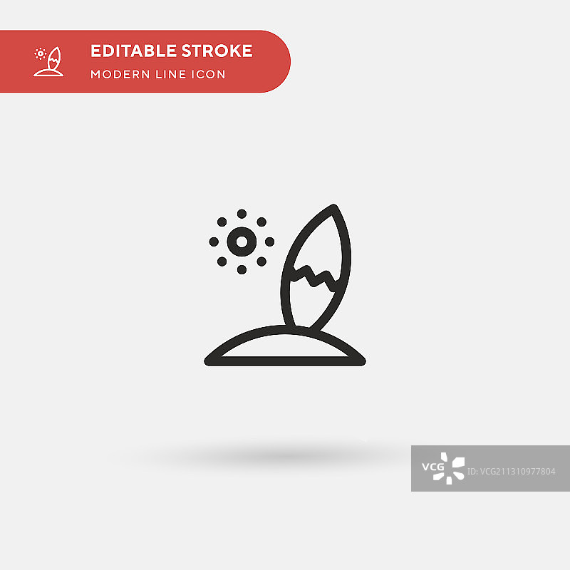 冲浪简约图标符号图片素材