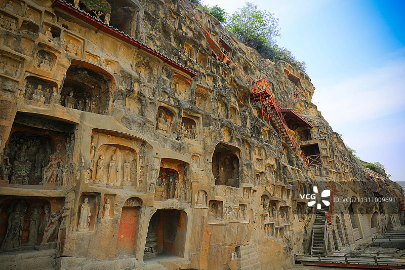 广元千佛崖图片素材